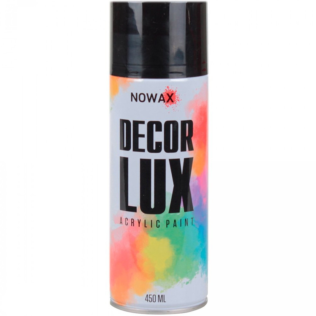 Nowax Decor Lux 9005 чорний глянсовий, 450 мл (NX48010) фарба, фото 1