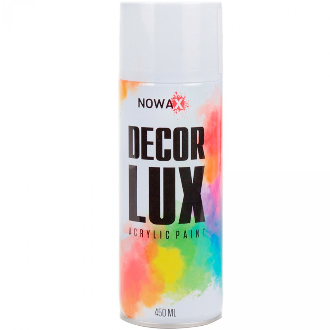 Nowax Decor Lux 9016 білий, 450 мл (NX48014) фарба, фото 1