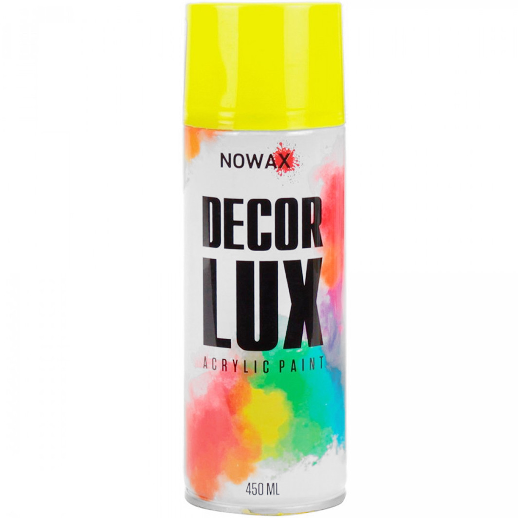 Nowax Decor Lux 1023 жовтий, 450 мл (NX48020) фарба, фото 1