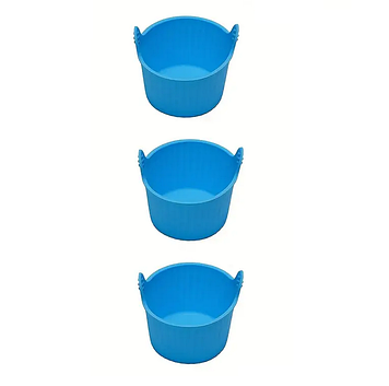 Силіконові форми для варіння яєць пашот WER-185 синій 3шт