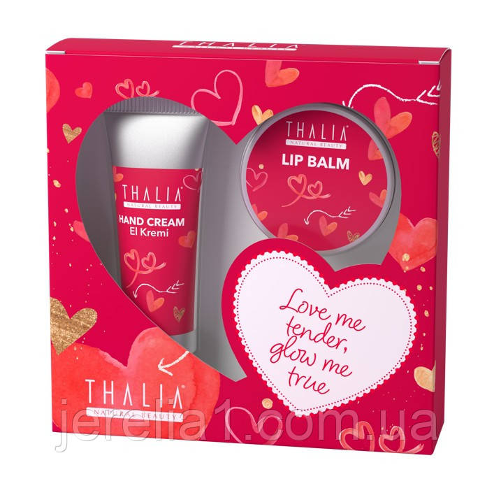 Подарунковий набір для губ і рук THALIA, 12 г+30 мл, фото 1