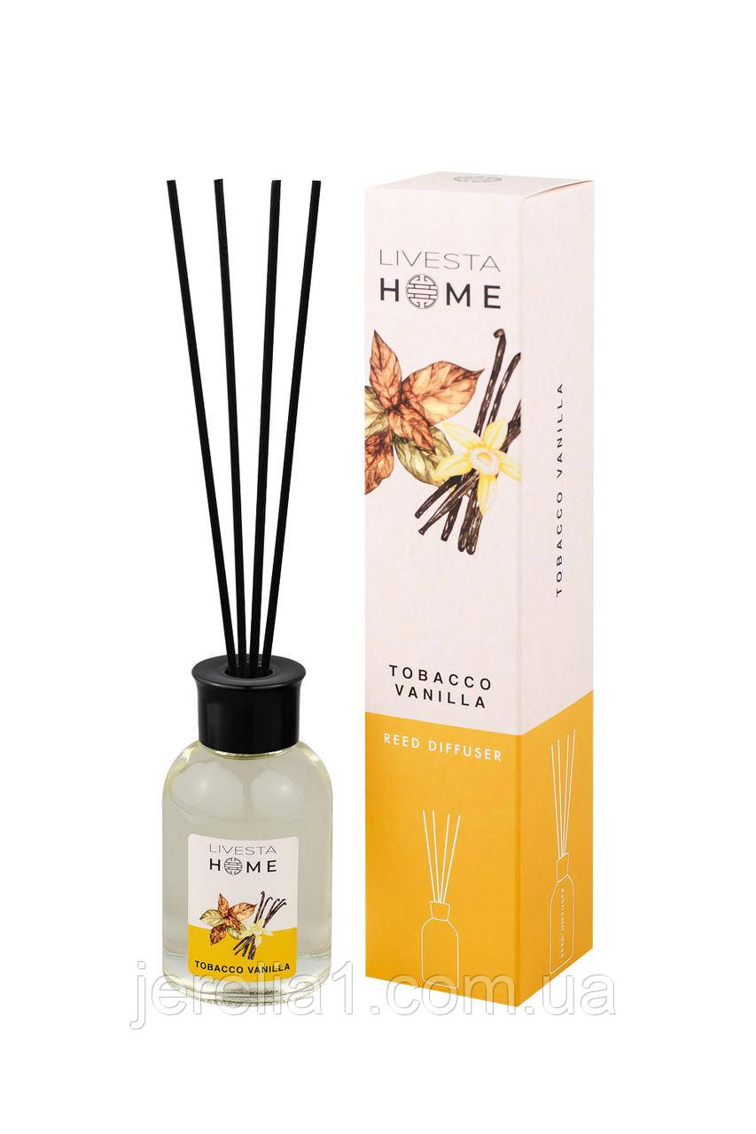 Аромадифузор "Тютюн і ваніль" LIVESTA, 115 мл, фото 1