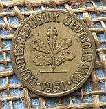 10 пфенiгiв 1950 року. (F) Нiмеччина - ФРН, фото 2