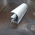 Профіль для шафи купе / Вертикальна ручка 119 СРІБЛО