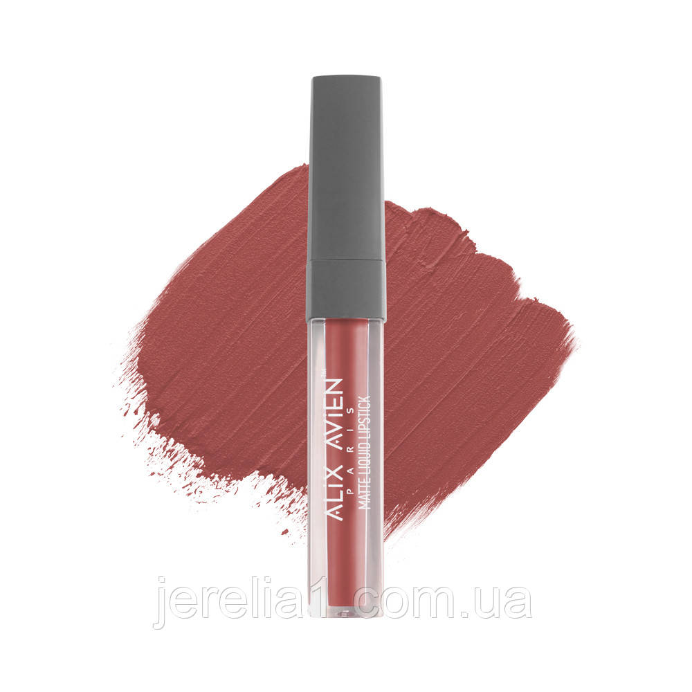 Рідка матова помада для губ ALIX AVIEN, 16 Rosy Terracotta , 3 мл, фото 1