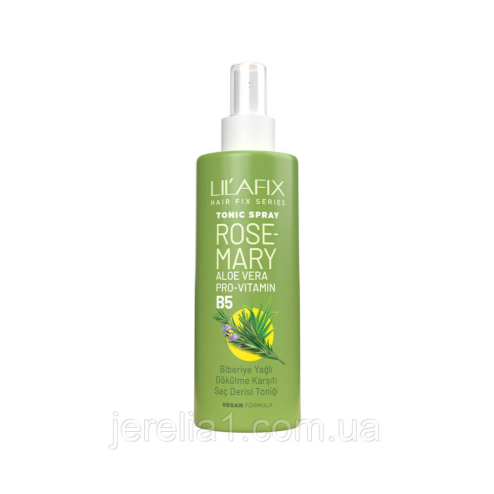 Відновлювальний спрей-тонік від випадіння волосся LILAFIX "Розмарин", 220 мл, фото 1