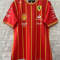 Футболка червона Феррарі Формула 1 Лелерк 16 Formula Ferrari Leclerc
