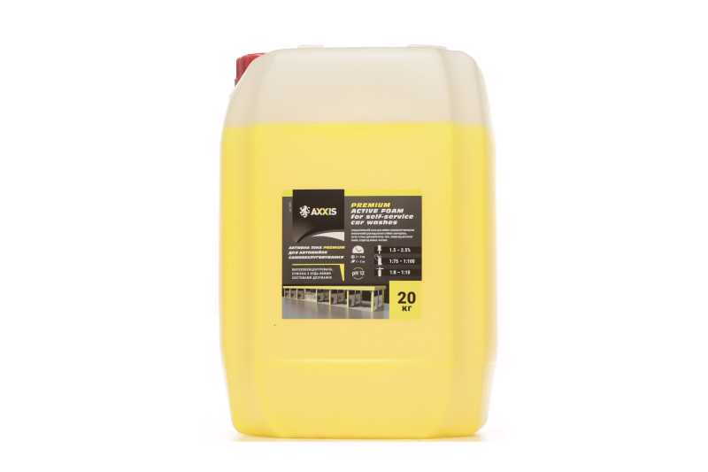 Активна піна AXXIS Premium для автомийок самообсл. 20кг (20л) ax-1405