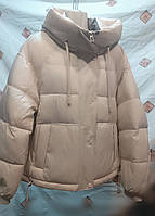 Зимова жіноча куртка Meajiateer 2574 молочний