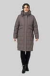 Жіночий стильний пуховик Хелена в розмірах з 50 по 60, фото 4