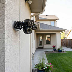 Камера відеоспостереження TC 295 з 3 об'єктивами WiFi 390Eyes APP