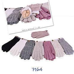 Жіночі зимові рукавички з хутром "Ангора" Розмір: 6,5- 8,5 (24540)