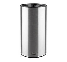 Підставка для ножів Vinzer 50339 універсальна настільна, розмір 21,6×11,2 см