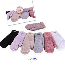 Жіночі зимові рукавиці з хутром "Теді" Розмір: 6,5- 8,5 (24542)
