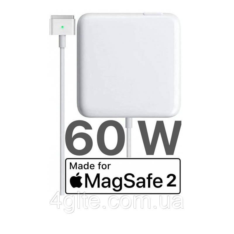 Зарядний пристрій для ноутбука Apple MagSafe 2 PA-60 W (3,65A| 16,5V| 60 W) (AC-вилка в подарунок), фото 1
