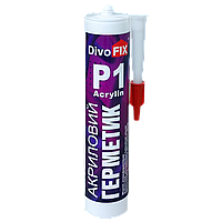 Герметик акриловий білий, 400 г, "DivoFix" P1