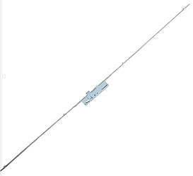 Замок рейка для металопластикових дверей засувка язичок ригель Vorne 1800 мм 85 мм 25 дормас