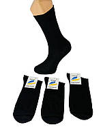 Шкарпетки чоловічі 12 пар демісезонні бавовна Житомир розмір 27 (41-44) чорні
