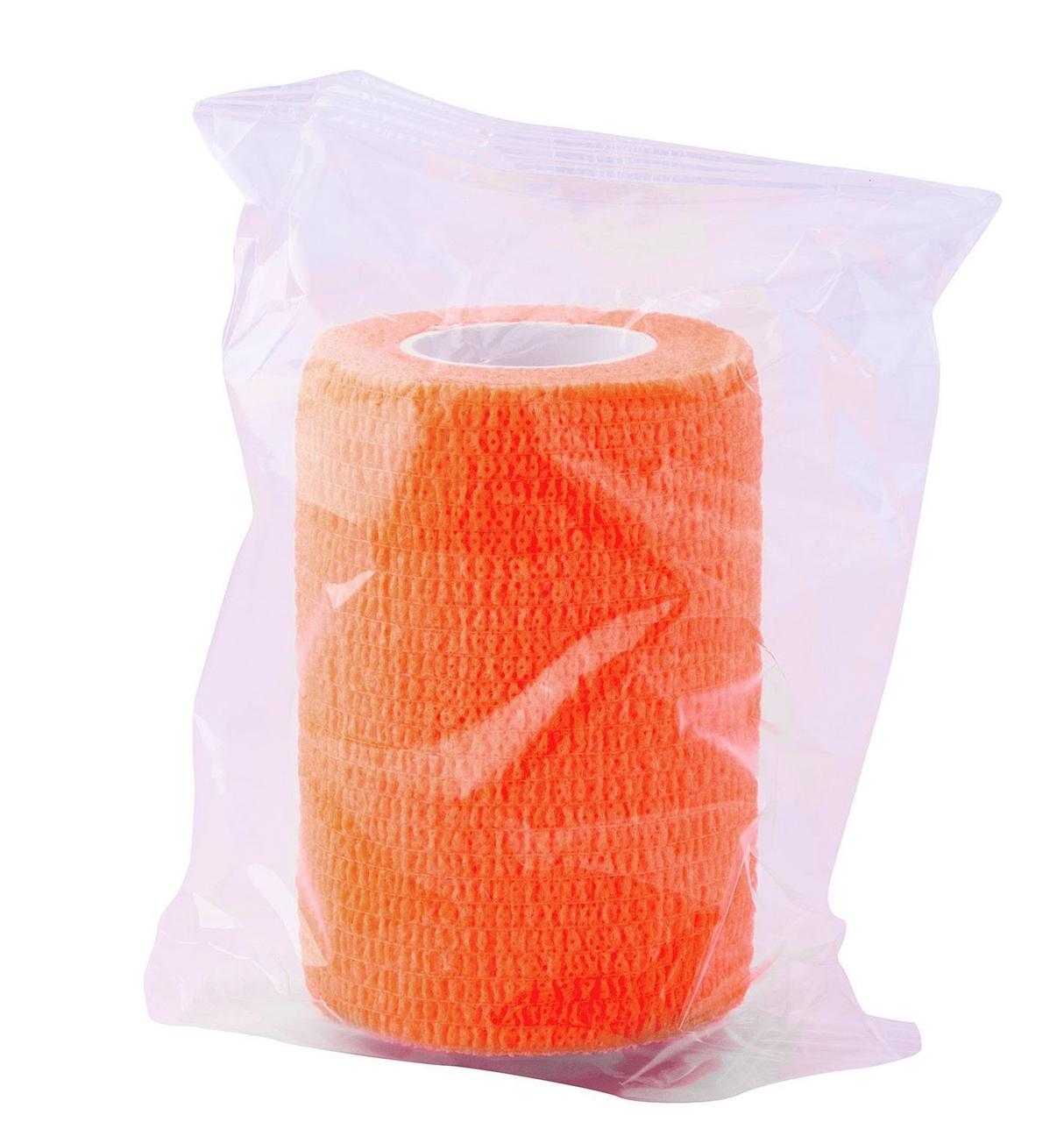 Самоклеюча фіксуюча стрічка 7,5 см х 4,5 м, для котів, собак, коней, ВРХ, фото 1