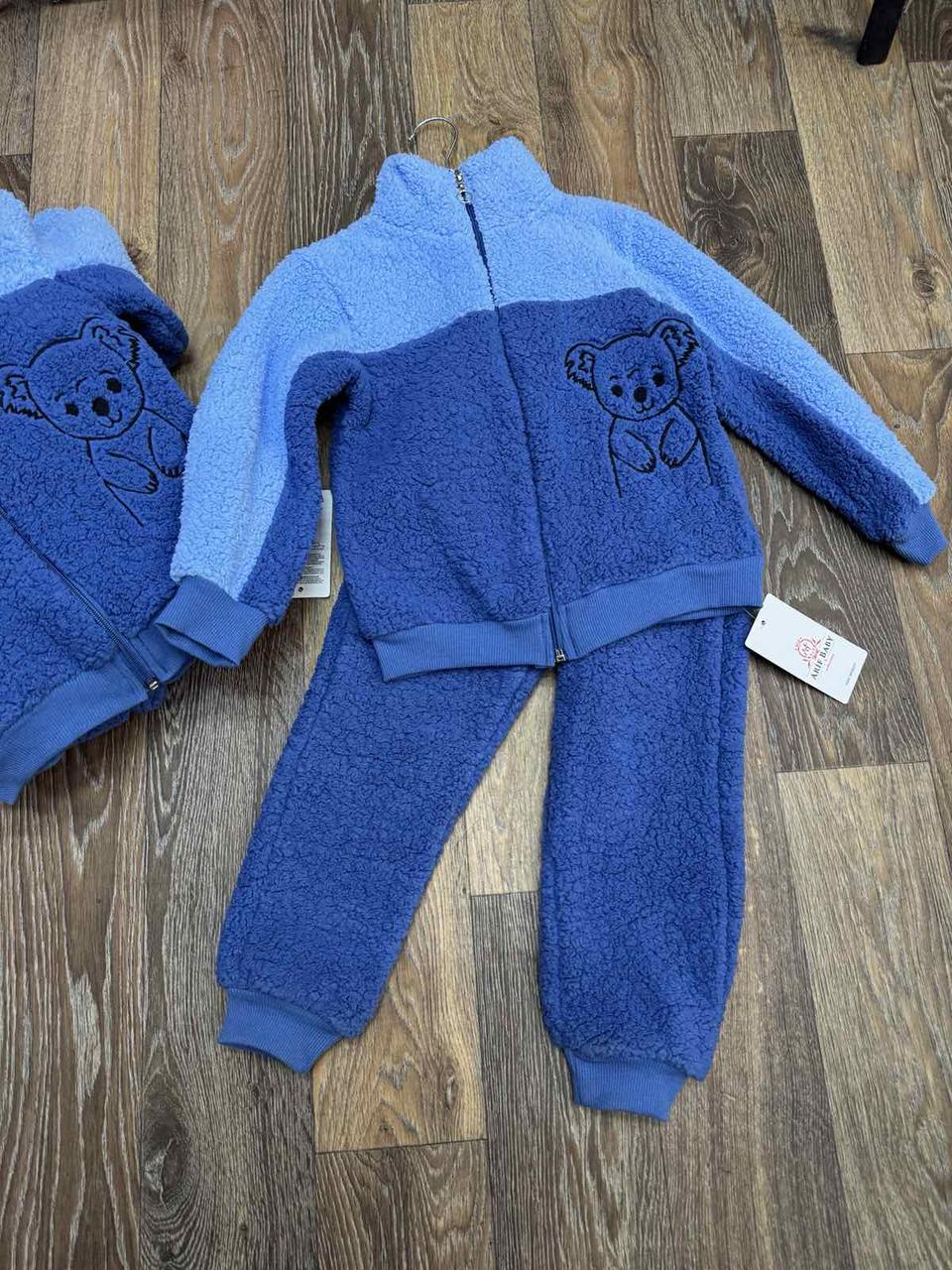 Дитячій трикотажний костюм для хлопчиків махровий 10988