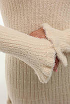 Ніжна жіноча міні сукня із мʼякого трикотажу Smm9482, фото 4