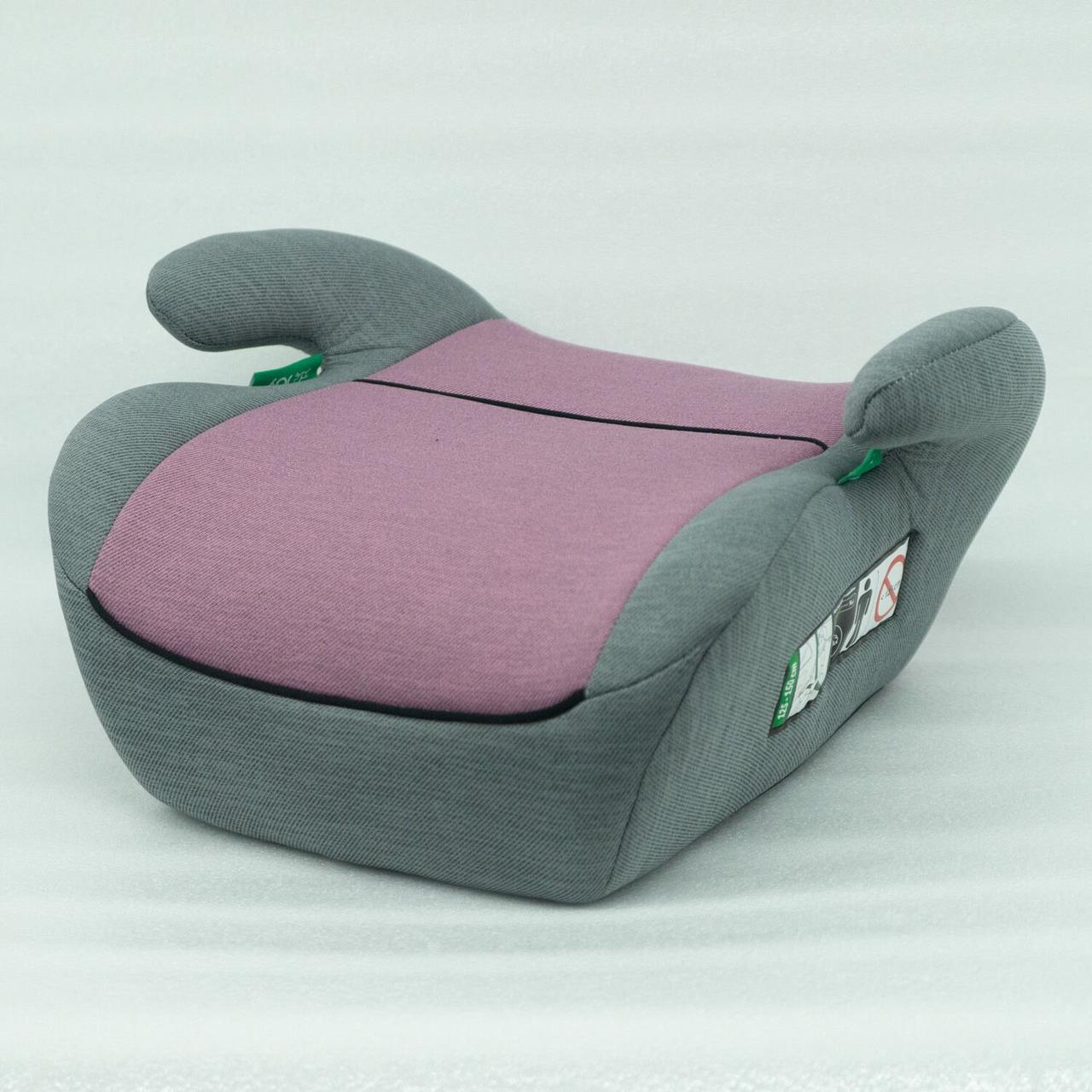 Автокрісло бустер JOY B група 2/3, сіро-рожевий 41259, фото 1