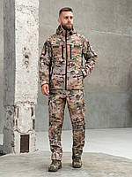 Тактичний костюм Soft Shell Мультикам для військових, Форма військова осіння софтшел