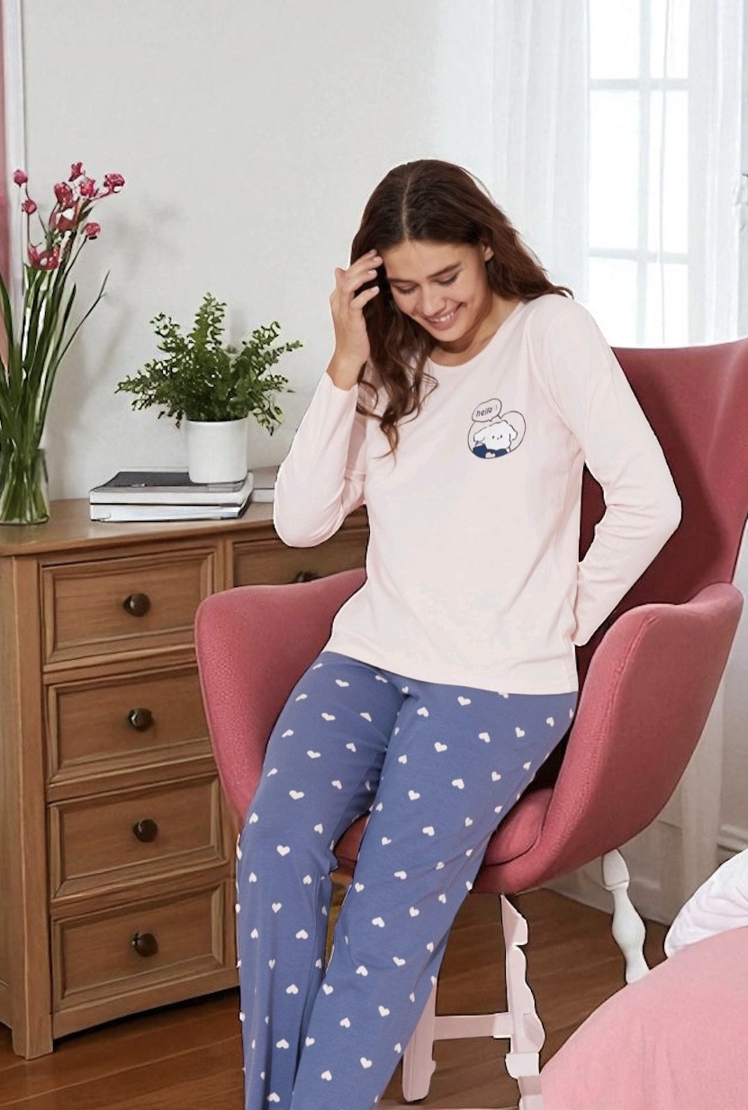 Стильна піжама з довгими штанами, Sexen, фото 1