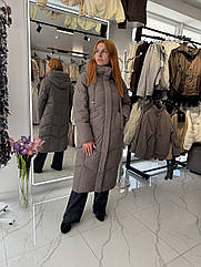 Жіноча куртка довга біопух S