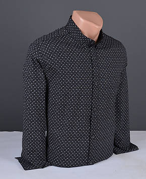 Чоловіча сорочка G-port із візерунком чорна Туреччина 1180