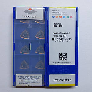 WNMG060408-EF YBG205 ZCC.CT (Нержавіюча сталь) Твердосплавна пластина, фото 2