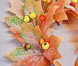 Осінній обруч Осінній обідок віночок Осінь Осенний обруч ободок Обруч з листям Ободок с листьями Осенние, фото 3