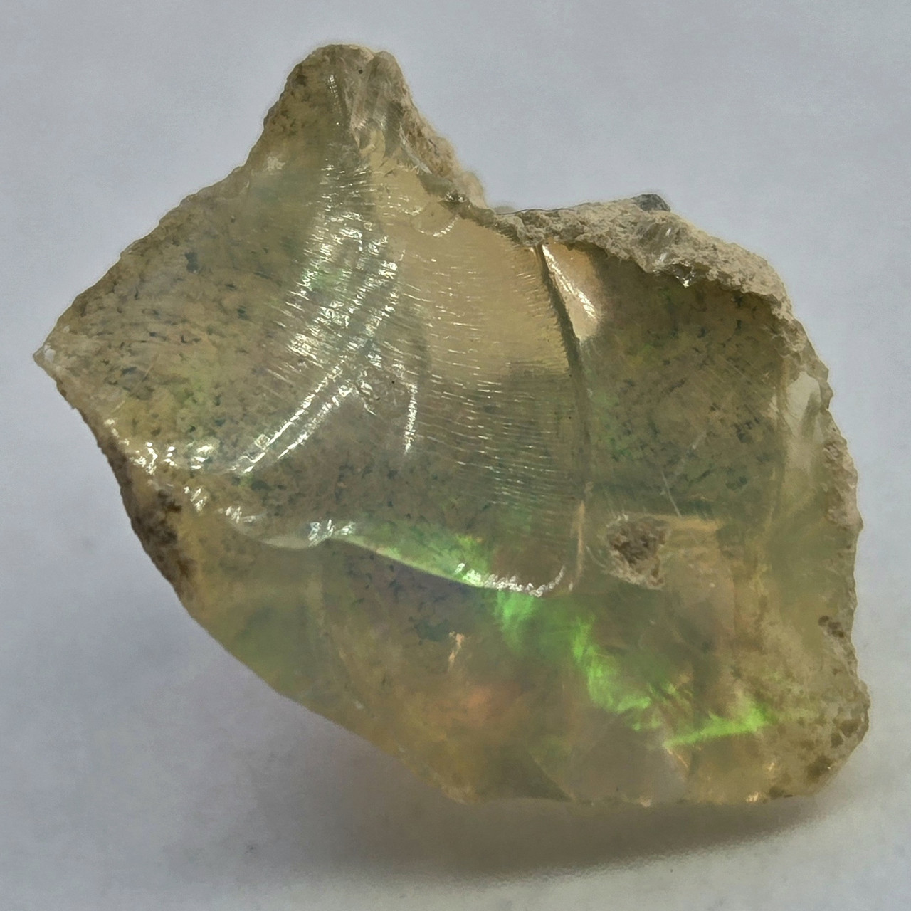 Ефіопський опал — необроблений камінь для створення прикрас, для колекції мінералів 6,8 ct, фото 1