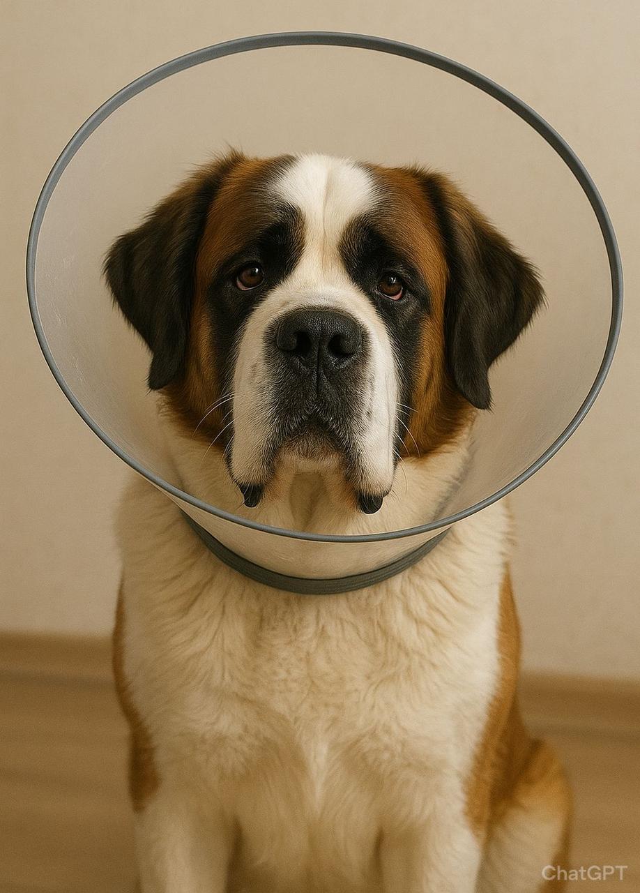 Комір захисний Quick швидка система, висота 30 см, для собак великих порід, фото 1