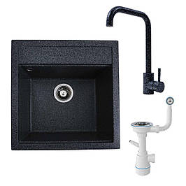 Комплект. Мийка + Змішувач/Аксесуари