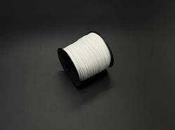 Шнурок шкіряний, білого кольору 2мм. / Шнурок шкіряний, білого кольору 2мм.