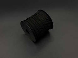 Шнурок шкіряний, чорного кольору 2мм. / Шнурок шкіряний, чорного кольору 2мм.