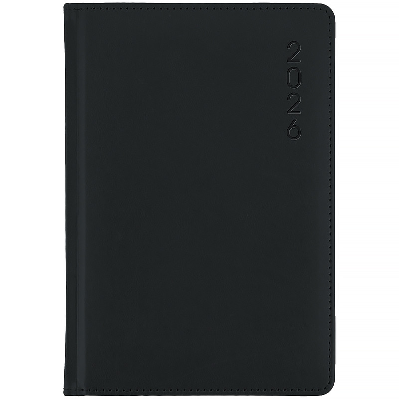 Щоденник датований 2026 рік Axent Classic Palermo 145х210 мм чорний 8843-26-1-A, 72867, фото 1