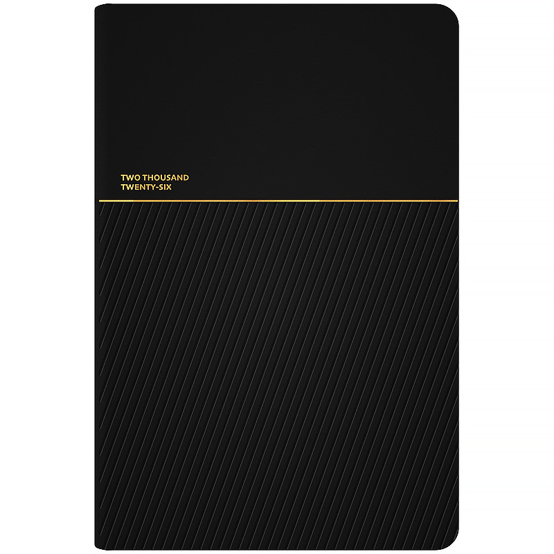 Щоденник датований 2026 рік Axent Partner Traces 145х210 мм чорний 8829-26-1-A, 72805, фото 1