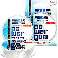 Фідерна гума Carp Zoom Power Gum, 1,00mm, 8kg, 10m, transparent