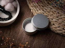 Баночка косметична алюмінієва. 52x26мм 35грам / Баночка косметична алюмінієва. 52x26мм 35грам