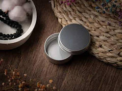 Баночка косметична алюмінієва. 52x20мм 30грам / Баночка косметична алюмінієва. 52x20мм 30грам