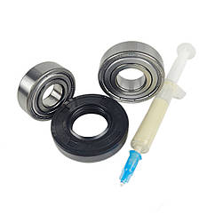 Комплект для заміни підшипників у пральній машині Beko (SKF 6203, 6202, сальник 22*45*9 + мастило для сальника)