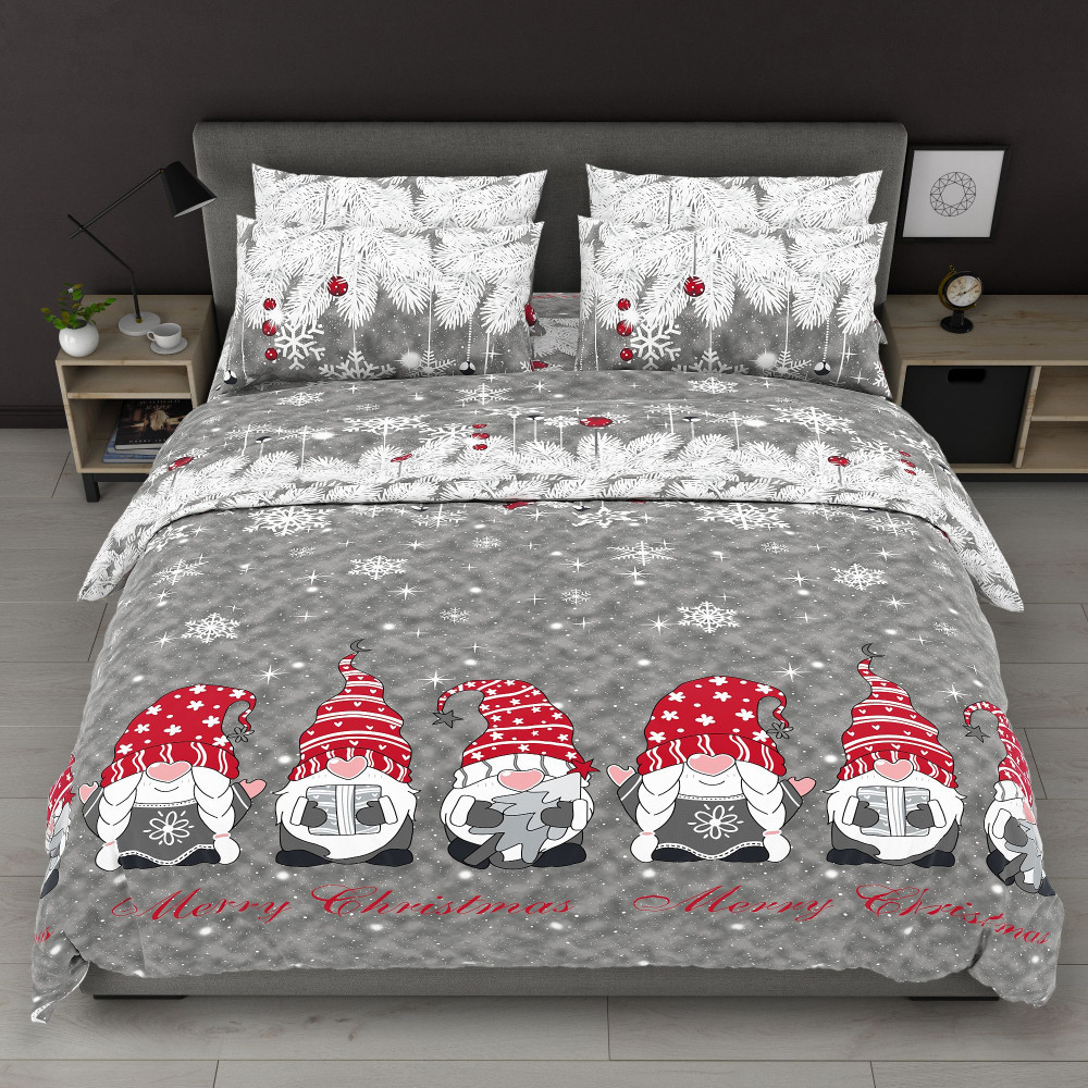 Срібна казка - Бязь Gold - Полуторний комплект постільної білизни, фото 1