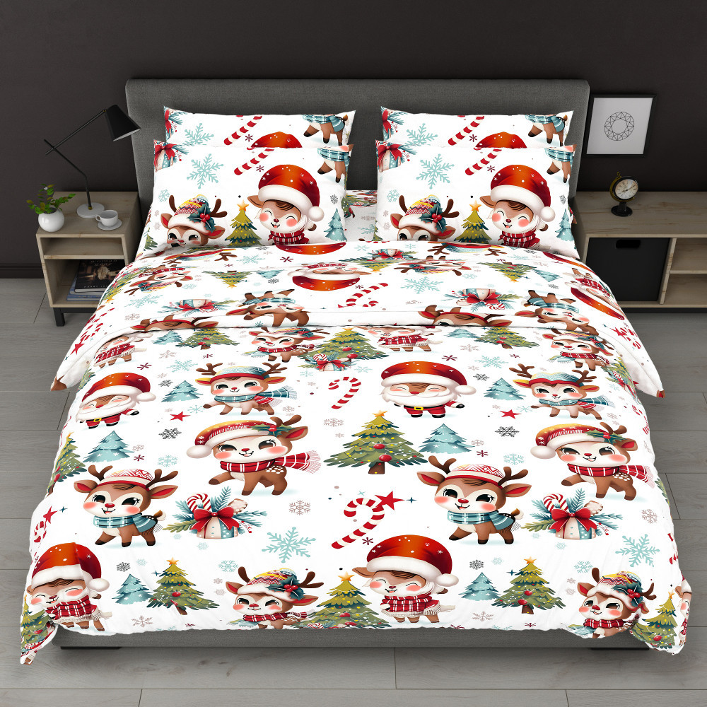 Казкові вогники - Бязь Gold - Полуторний комплект постільної білизни, фото 1