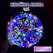 Гірлянда роса мішура 30 метрів хвойна лапа 640 led світлодіодів зелений дріт мультиколор D1750ML, фото 4