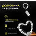 Світлодіодна гірлянда Роса 5 метрів на батарейках 50 led нитка на білому дроті біла 50L5MWW, фото 3