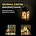 Гірлянда роса 10 метрів крапля на батарейках на 100 led білий дріт жовтий 100L10MWY, фото 5