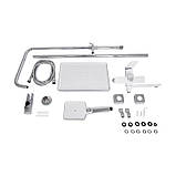 Душова система універсальна Qtap Presto на три споживача (з виливом) QTPRE111CRW45580 Chrome/White, фото 9