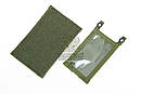 Подсумок для идентификатора бейджа молле велкро Pantac Molle Id Wallet PH-C004, Cordura Хакі (Khaki), фото 5